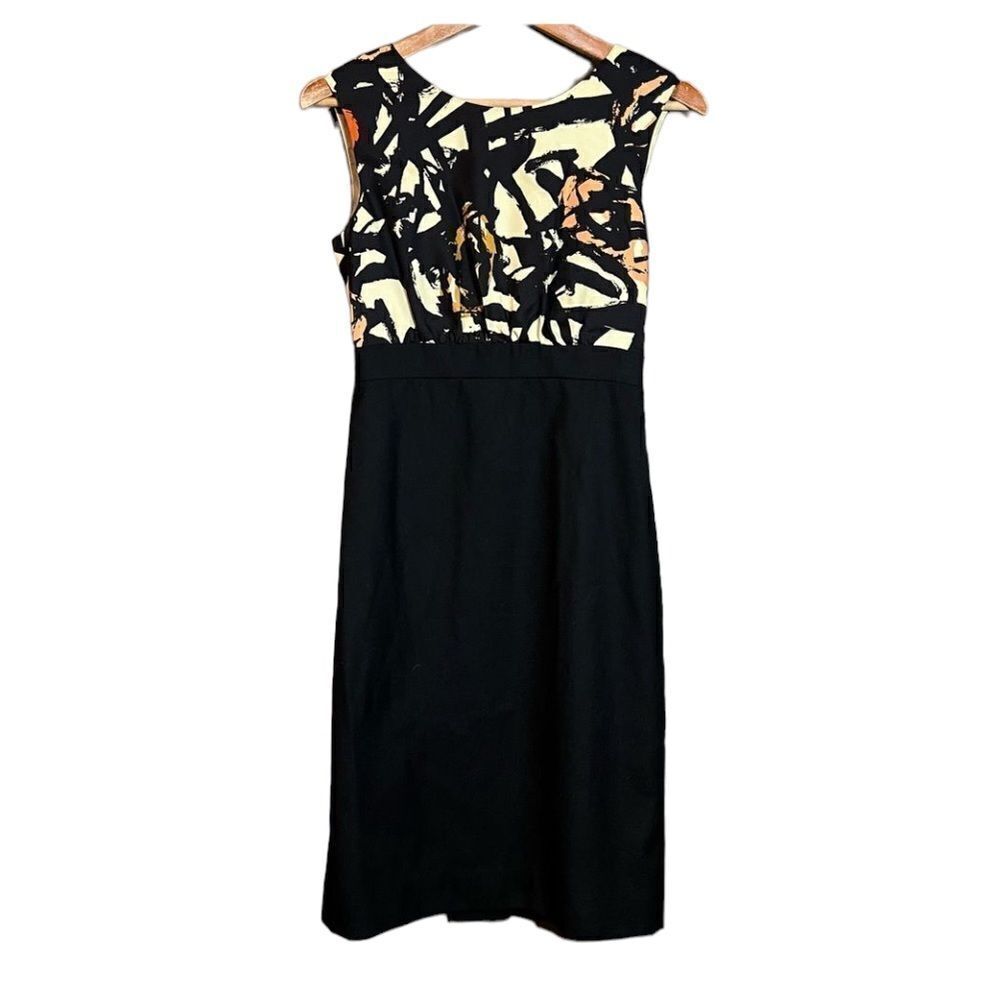 ‎J crew sleeveless silk and wool blend dress